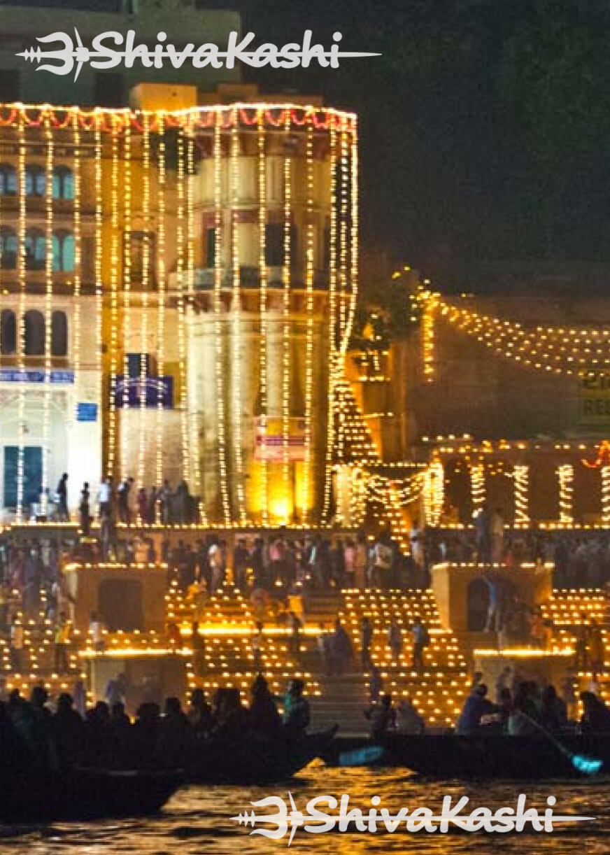 Dev Diwali Varanasi 2026 lakhs diyas ghats boat private