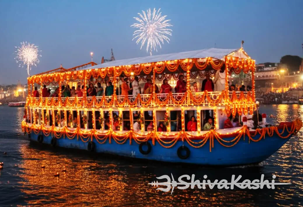 Bajra boat Dev Diwali Varanasi group